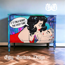Load image into Gallery viewer, Pop Art Aurora Hologram Painted Dresser