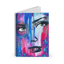 Load image into Gallery viewer, Graffiti Girl Spiral Notebook