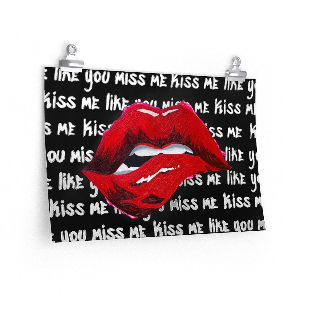 Kiss Me Matte Print
