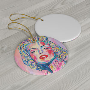 Marilyn Monroe Ceramic Ornament