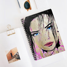Load image into Gallery viewer, Golden Girl Spiral Notebook