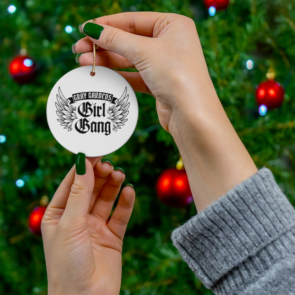Gray Gardens Girl Gang / Ceramic Ornaments