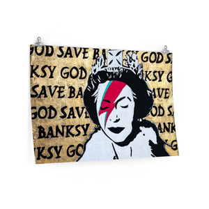 God Save Banksy Matte Print