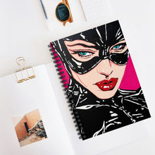 Load image into Gallery viewer, Catwoman Spiral Notebook
