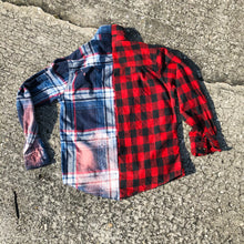 Load image into Gallery viewer, Upcycled Spliced Flannel