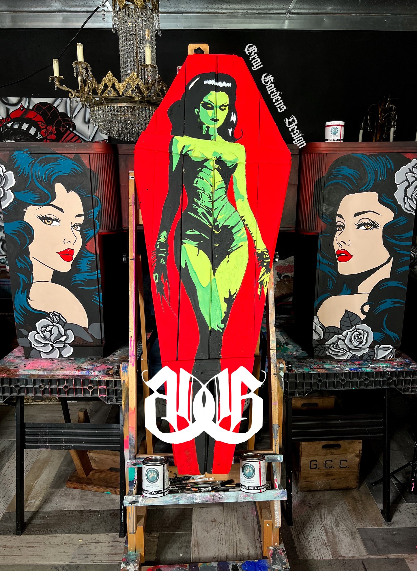 Pre-Order Custom Horror Barbie Coffin Art