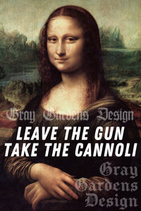 Leave the Gun, Take The Cannoli Decoupage Paper | Large Decoupage Paper for Furniture and other DIY Projects