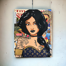 Load image into Gallery viewer, Princess Jasmine Mixed Media Painting on 11 x 14