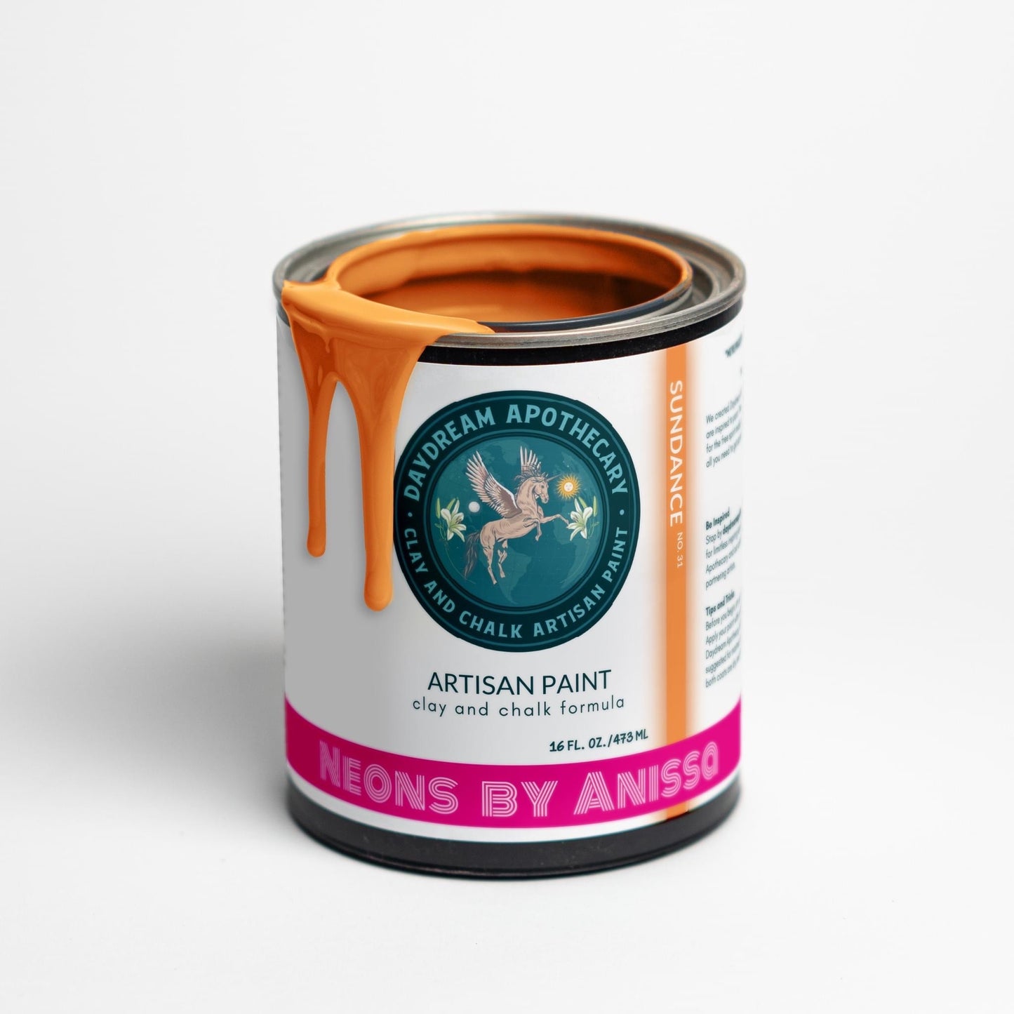 Sundance | Neon Orange Clay and Chalk Paint