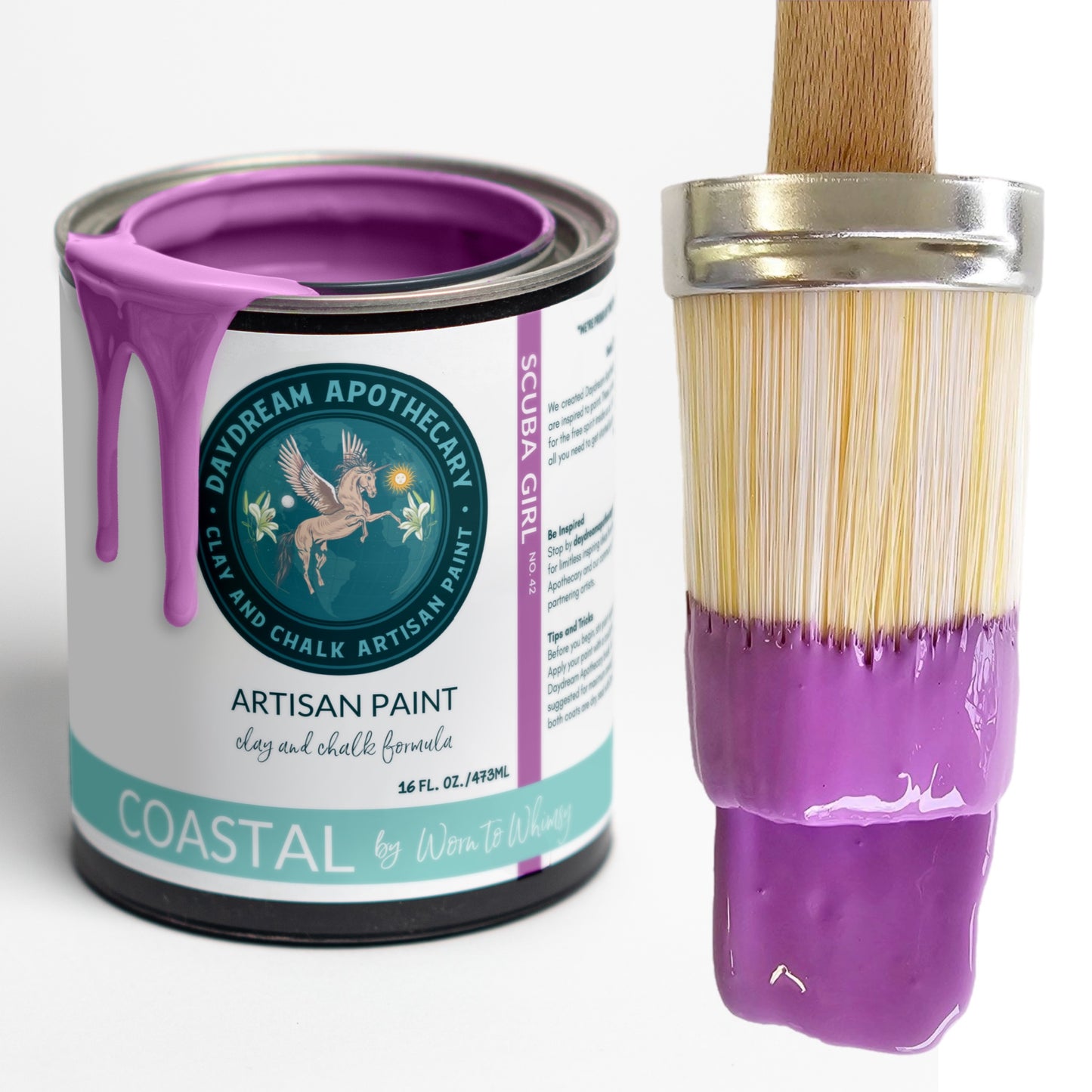 Scuba Girl | Light Purple Clay and Chalk Paint