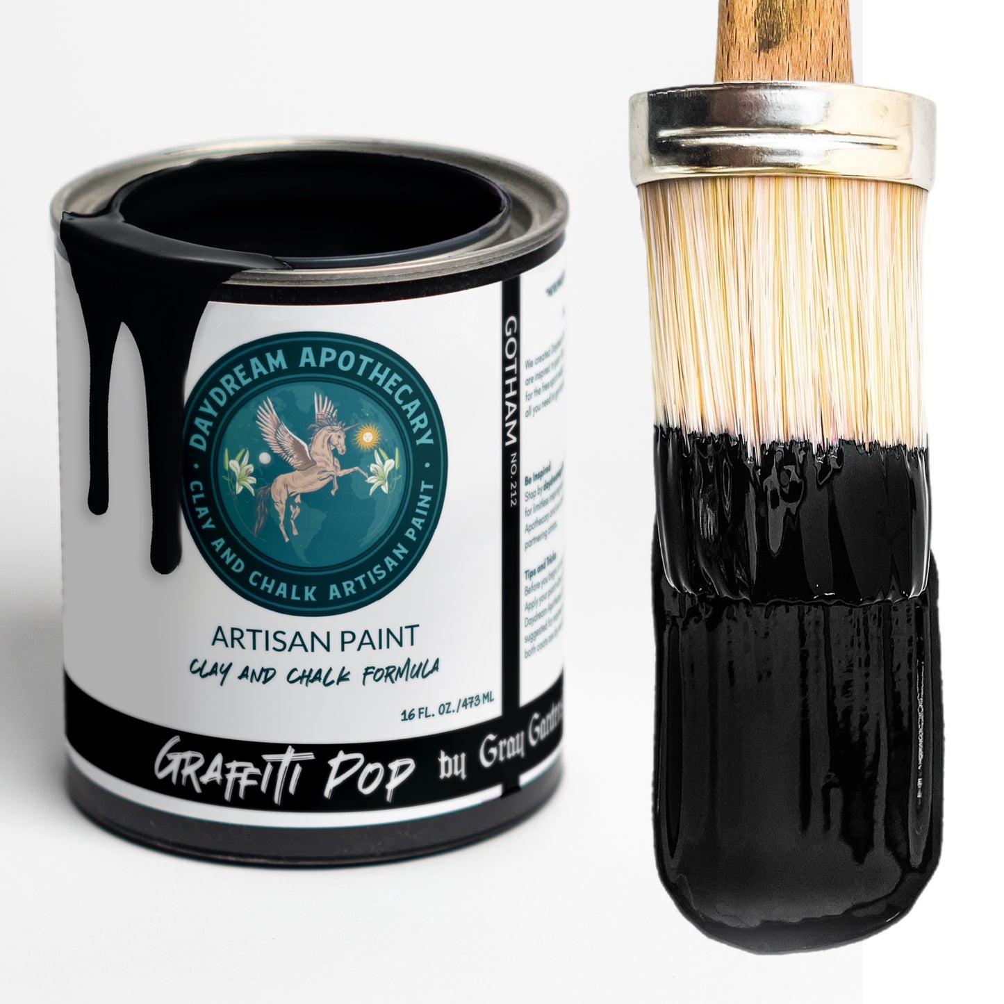 Gotham | True Black Clay and Chalk Paint