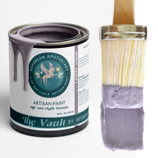 Spirit Adrift | Purple Gray Clay and Chalk Paint