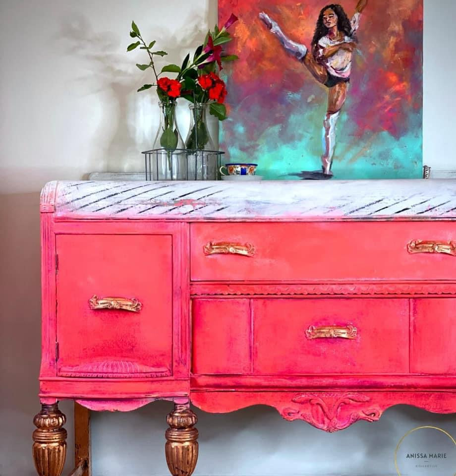 Mom’s Night Out | Neon Coral Clay and Chalk Paint