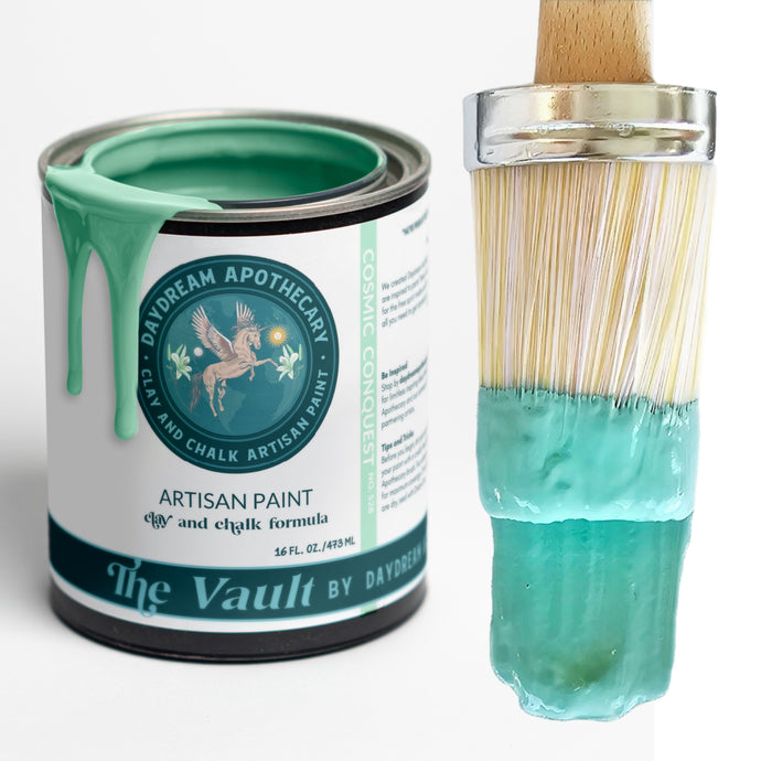 Cosmic Conquest | Mint Sage Green Clay and Chalk Paint