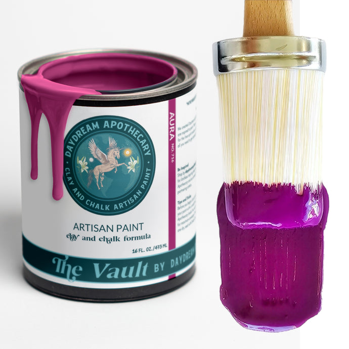 Aura | Deep Magenta Clay and Chalk Paint