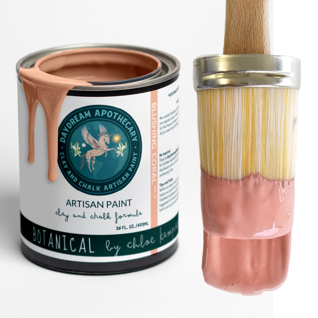 Blushing Coral | Soft Coral Pink Clay and Chalk Paint