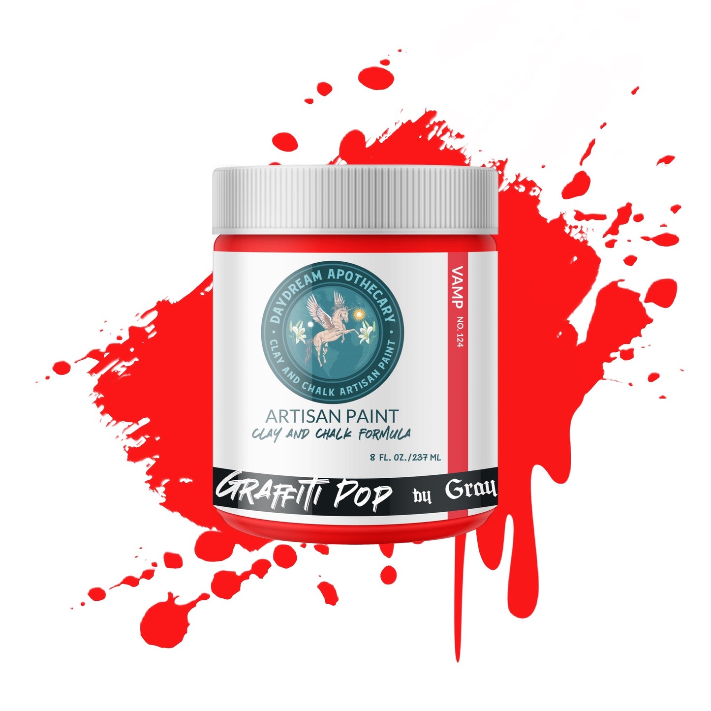 Vamp | Vibrant Bright Red Clay and Chalk Paint