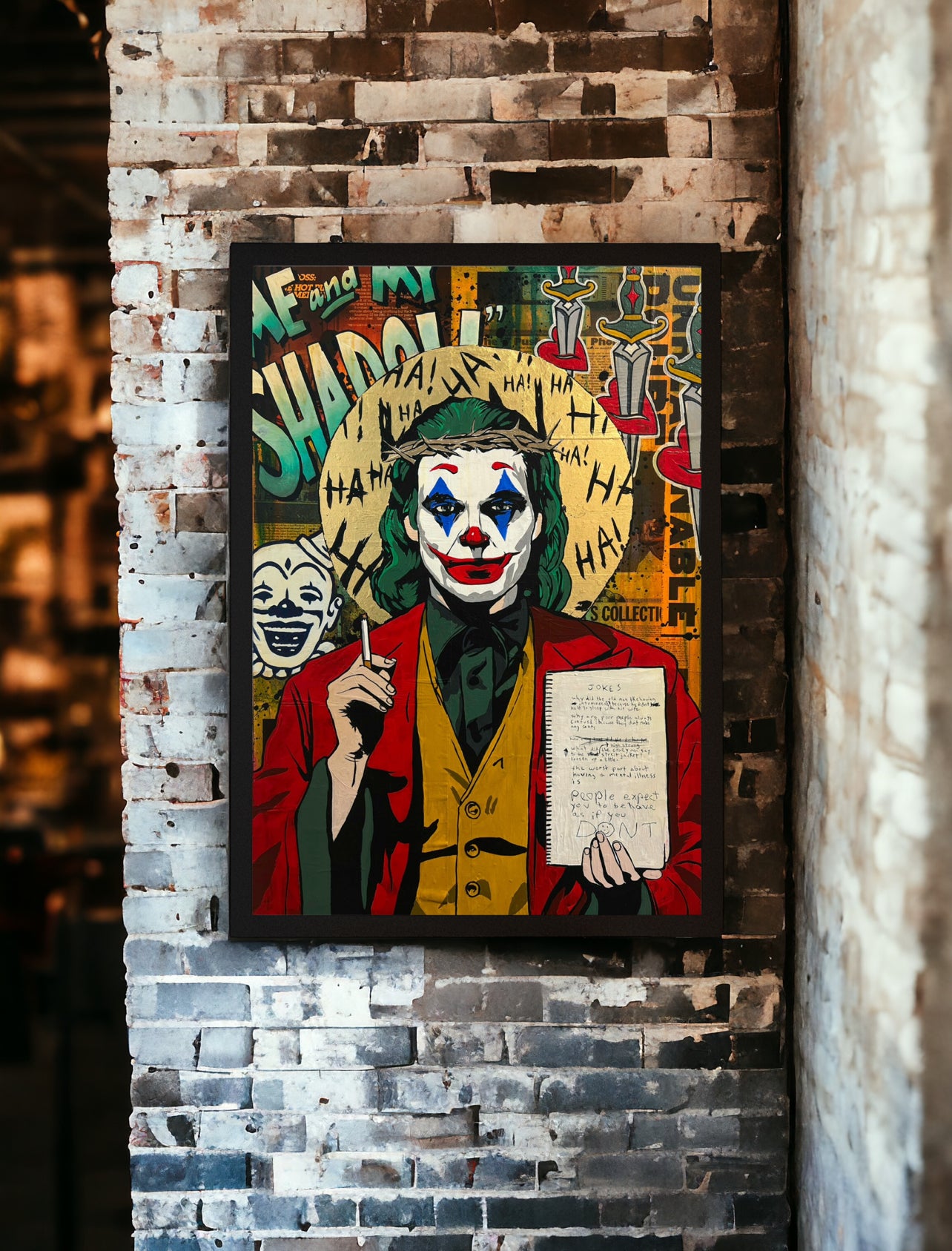 Joker Clown of Thorns Print