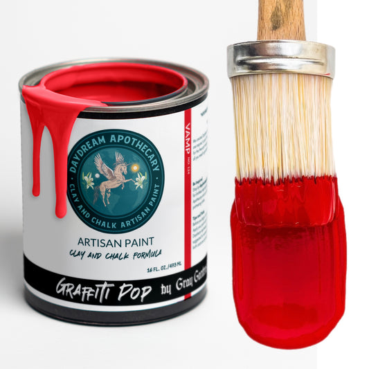 Vamp | Vibrant Bright Red Clay and Chalk Paint