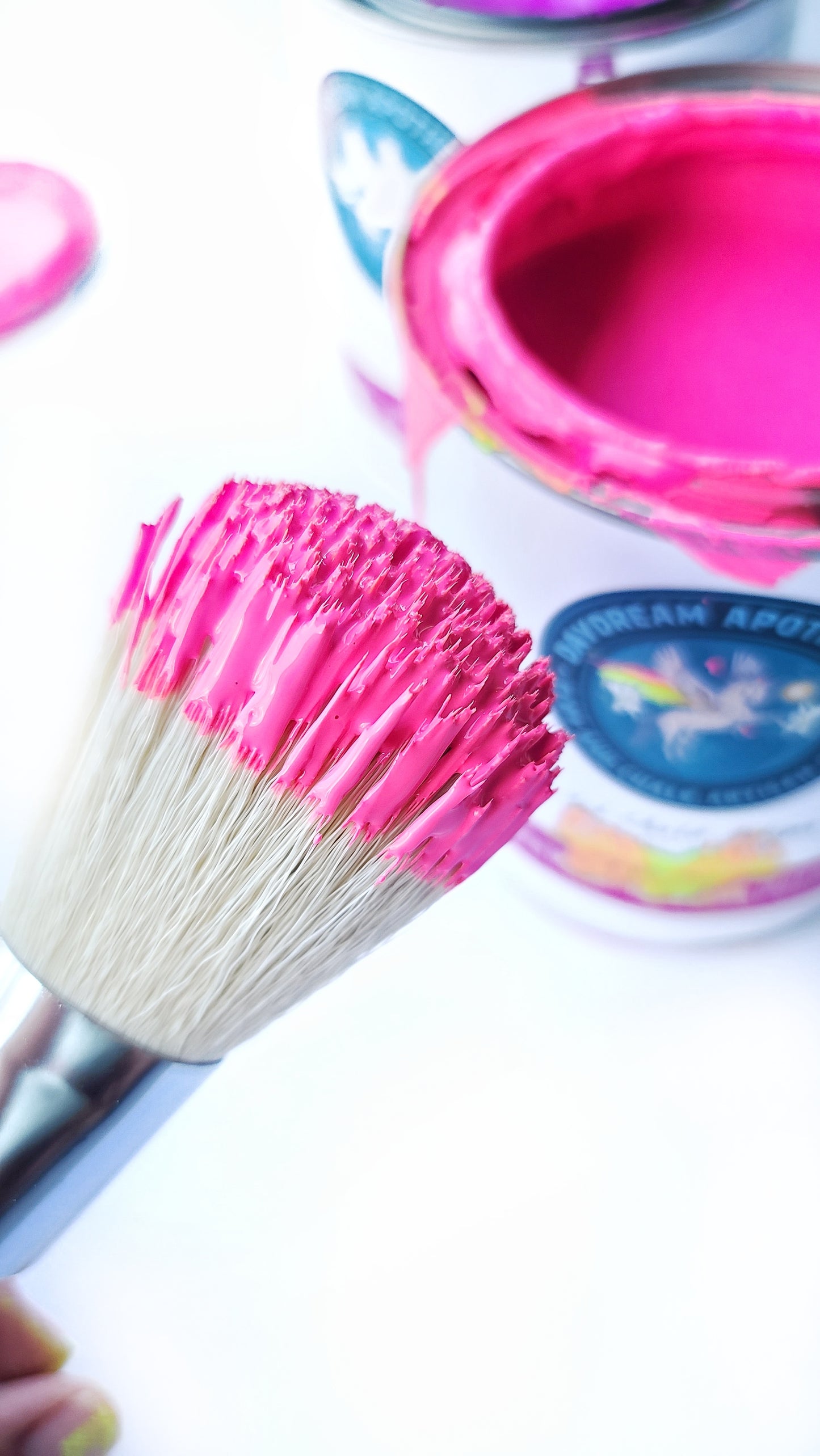 La La Love Ya | True Neon Pink Clay and Chalk Paint