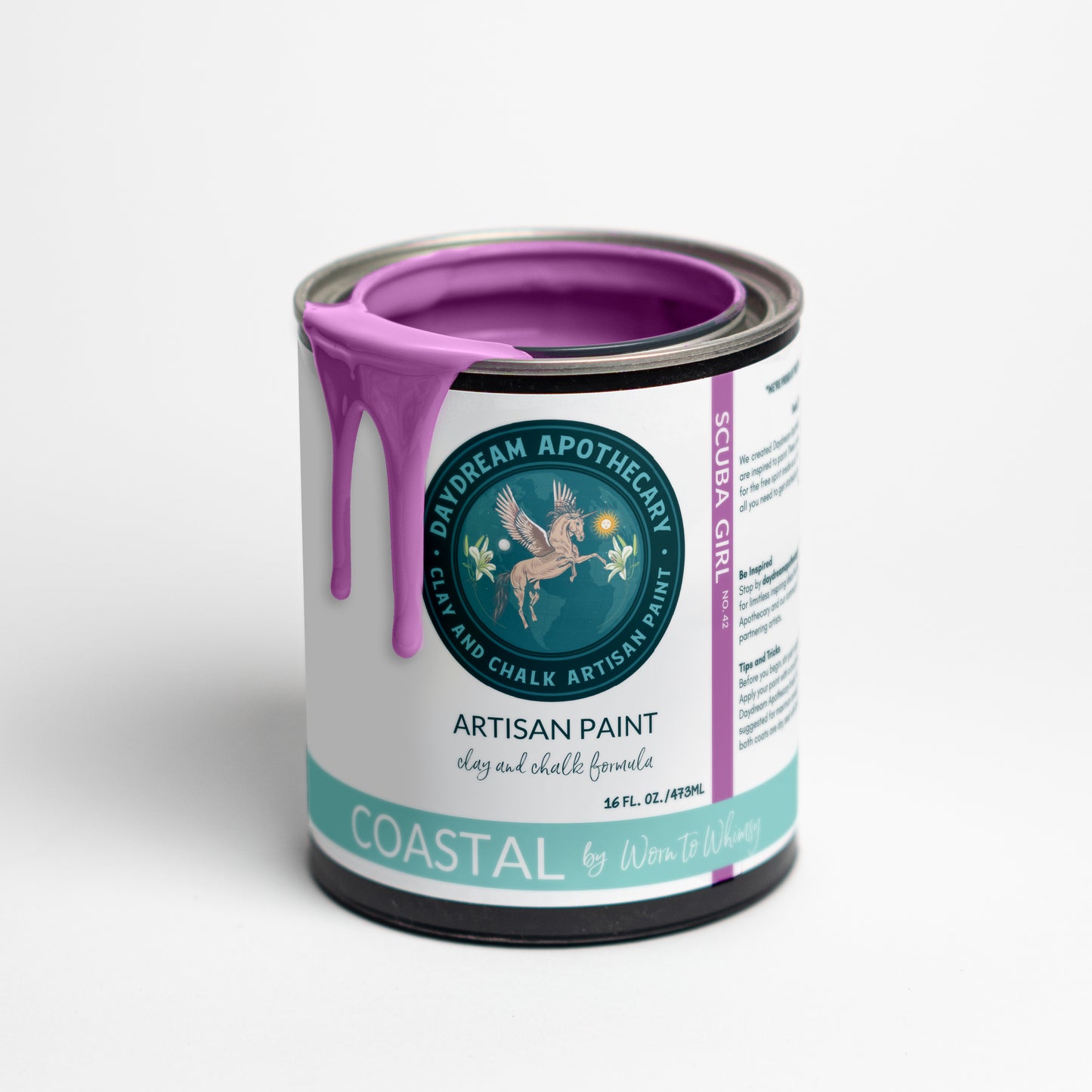 Scuba Girl | Light Purple Clay and Chalk Paint