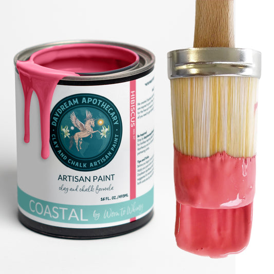 Hibiscus | Coral Pink Clay and Chalk Paint