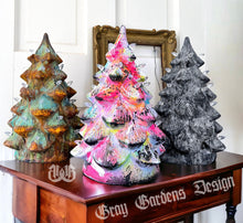 Load image into Gallery viewer, 3 Ceramic Christmas Tree Tutorials