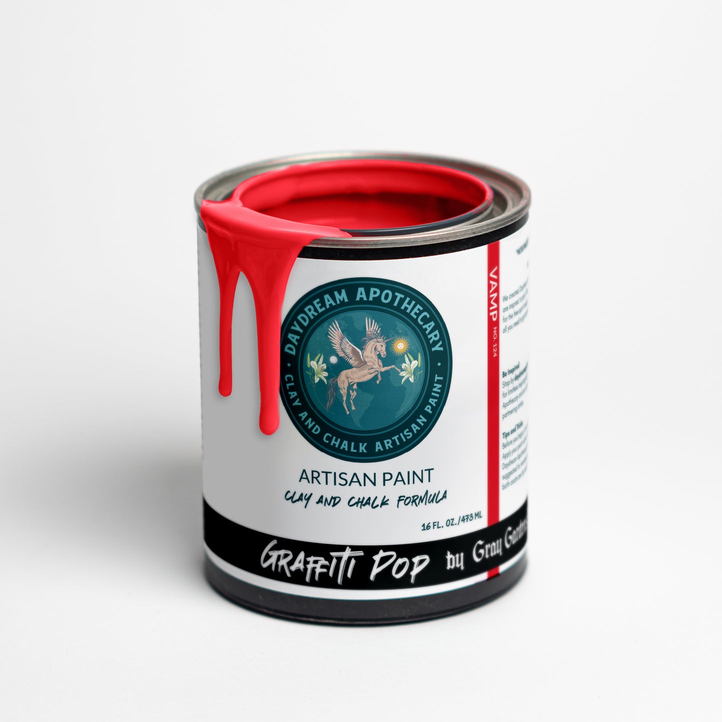 Vamp | Vibrant Bright Red Clay and Chalk Paint