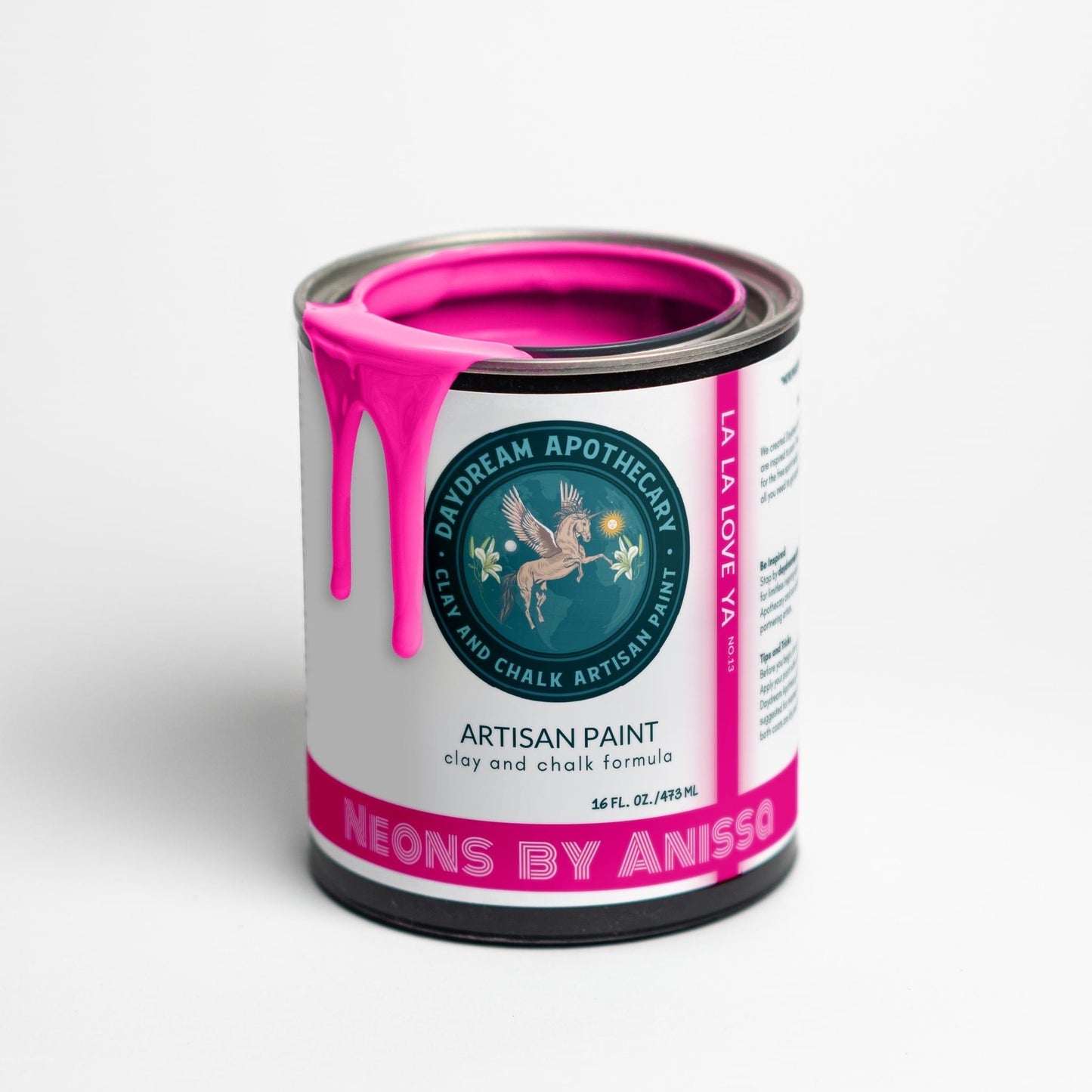 La La Love Ya | True Neon Pink Clay and Chalk Paint