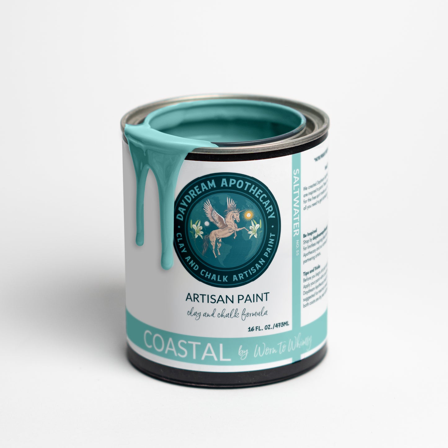 Saltwater | Aqua Blue Clay and Chalk Paint