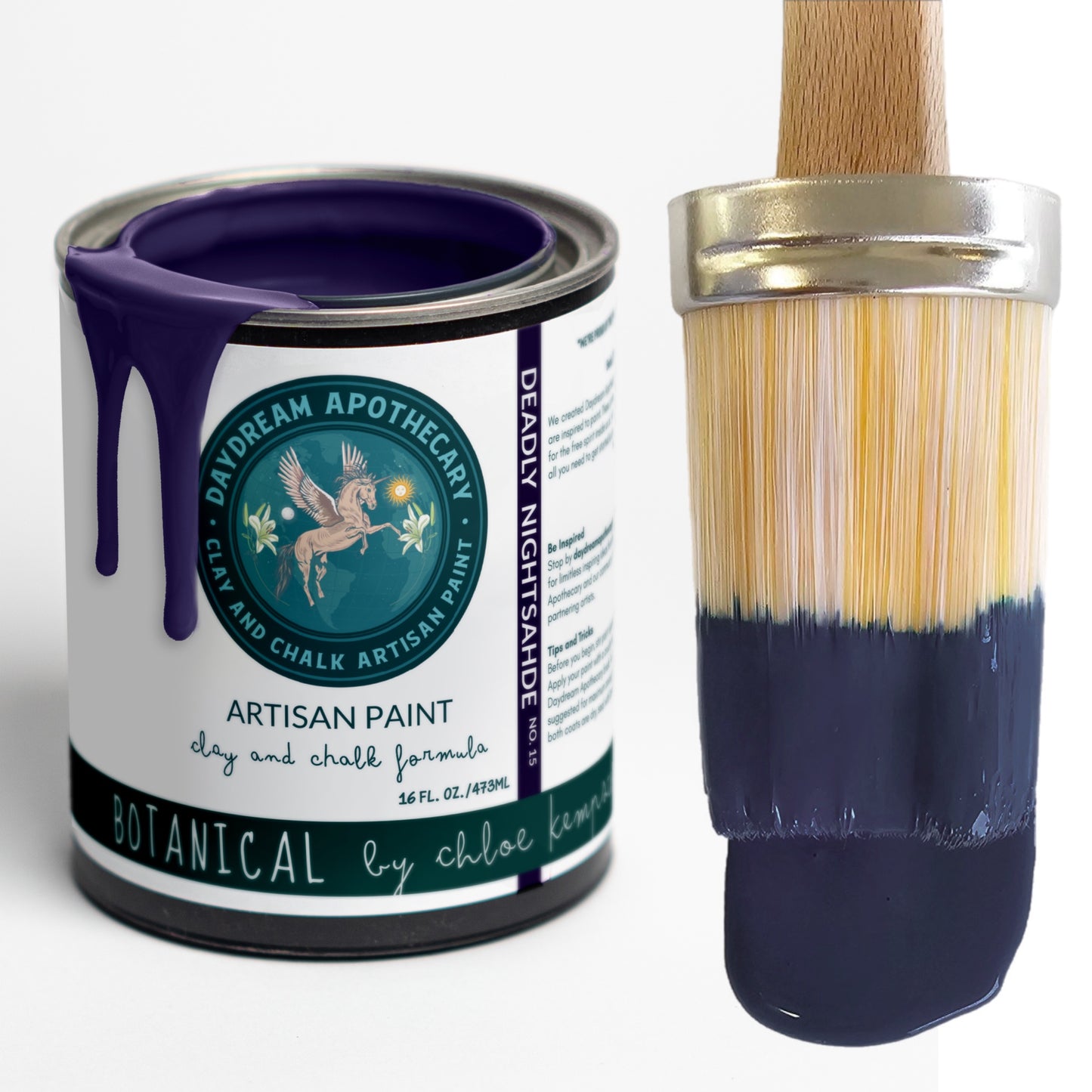 Deadly Nightshade | Navy Blue Clay and Chalk Paint