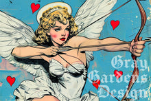 Load image into Gallery viewer, Vintage Angel With Bow and Arrow Decoupage Paper