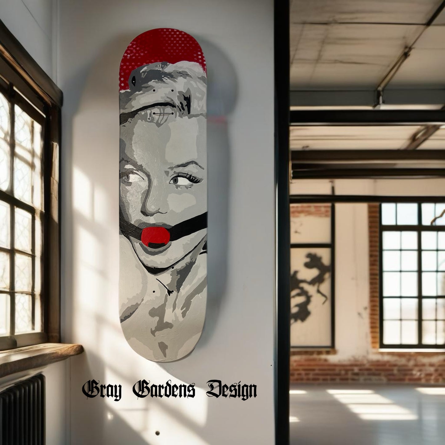 Bad Marilyn Skate Deck Art