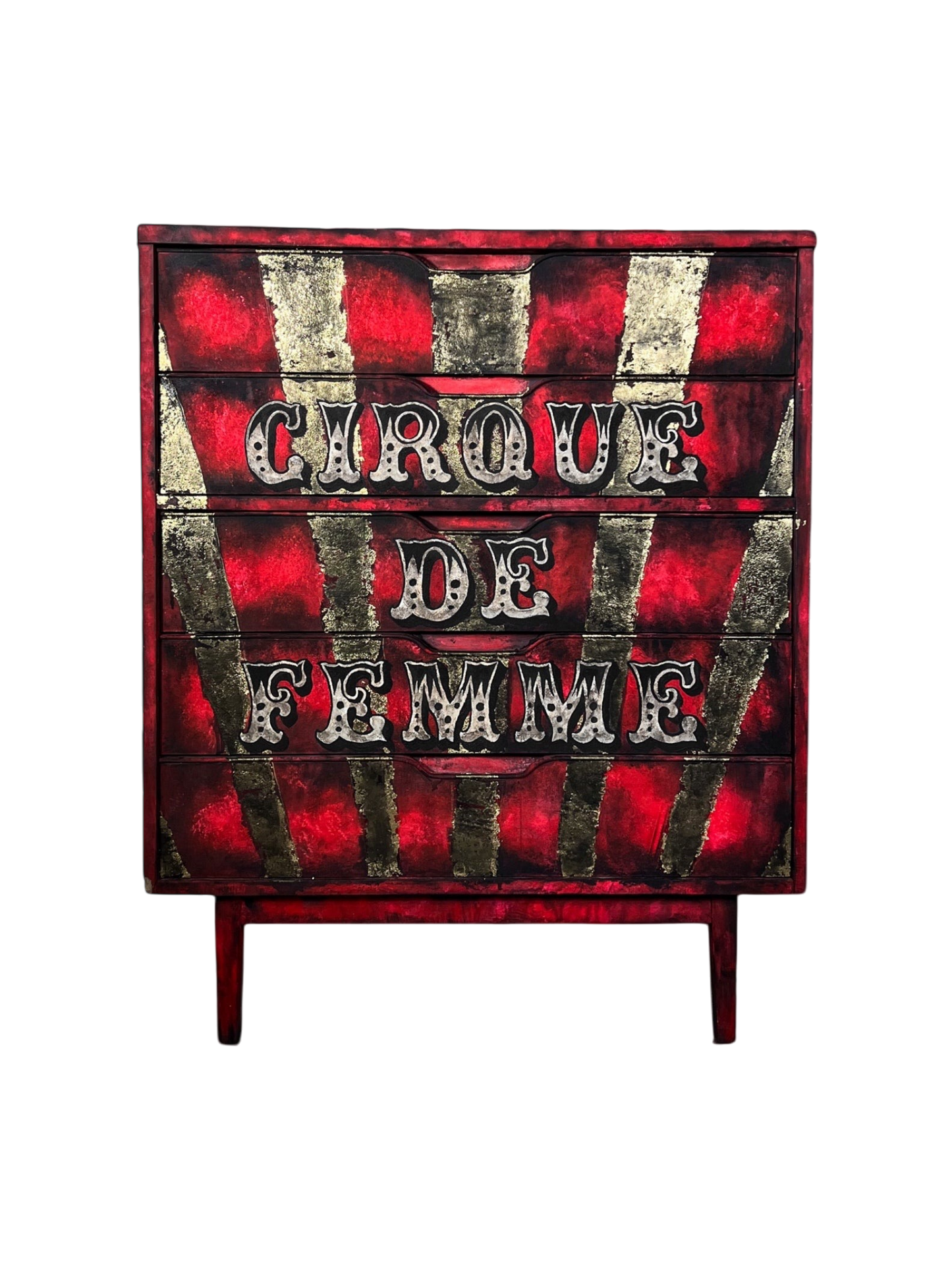 Grunge Gothic Cirque De Femme Carnival Dresser