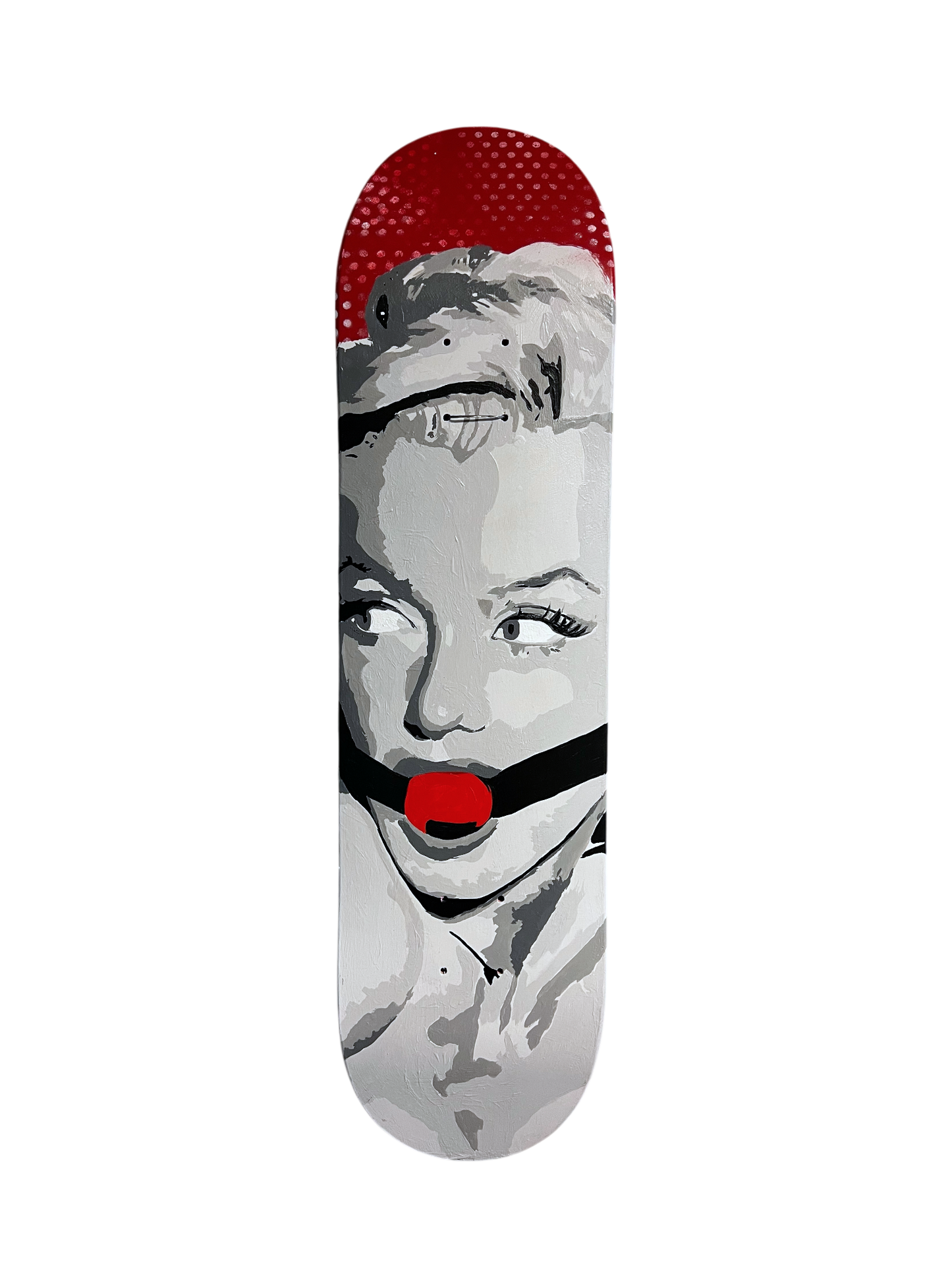 Bad Marilyn Skate Deck Art