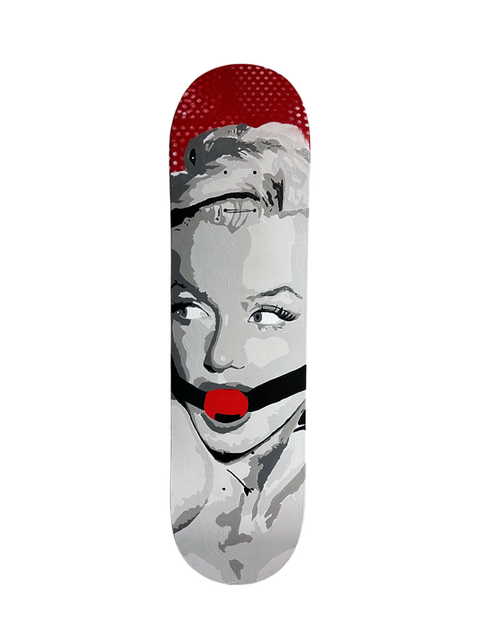 Bad Marilyn Skate Deck Art