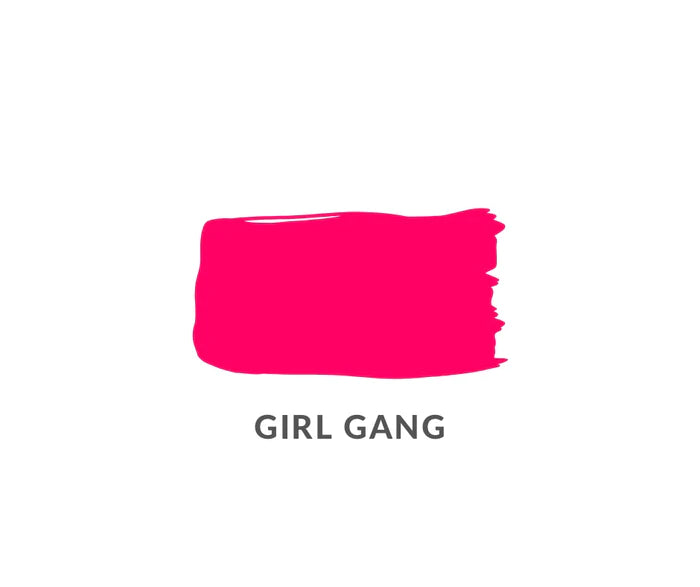 Girl Gang | Neon Hot Pink Clay and Chalk Paint