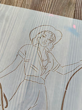 Load image into Gallery viewer, Graffiti Pop Cowgirl 2 Stencil