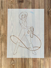 Load image into Gallery viewer, Graffiti Pop Cowgirl 1 Stencil