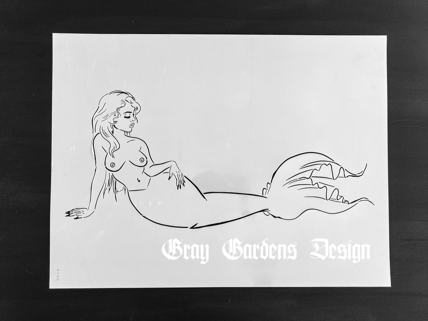 Graffiti Pop Mermaid 1 Stencil