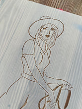Load image into Gallery viewer, Graffiti Pop Cowgirl 1 Stencil