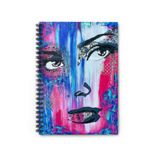 Load image into Gallery viewer, Graffiti Girl Spiral Notebook