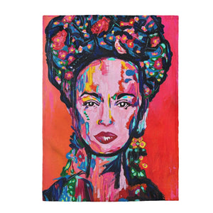 Frida Kahlo Velveteen Plush Blanket