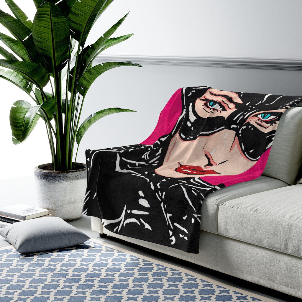 Catwoman Velveteen Plush Blanket