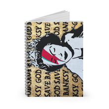 Load image into Gallery viewer, God Save Banksy Spiral Notebook