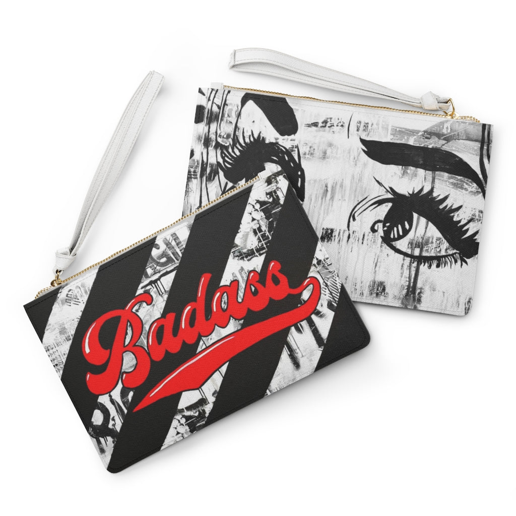 Graffiti clutch outlet bag