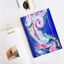Load image into Gallery viewer, Fight Like A Girl Spiral Notebook
