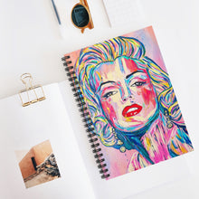 Load image into Gallery viewer, Marilyn Monroe Spiral Notebook