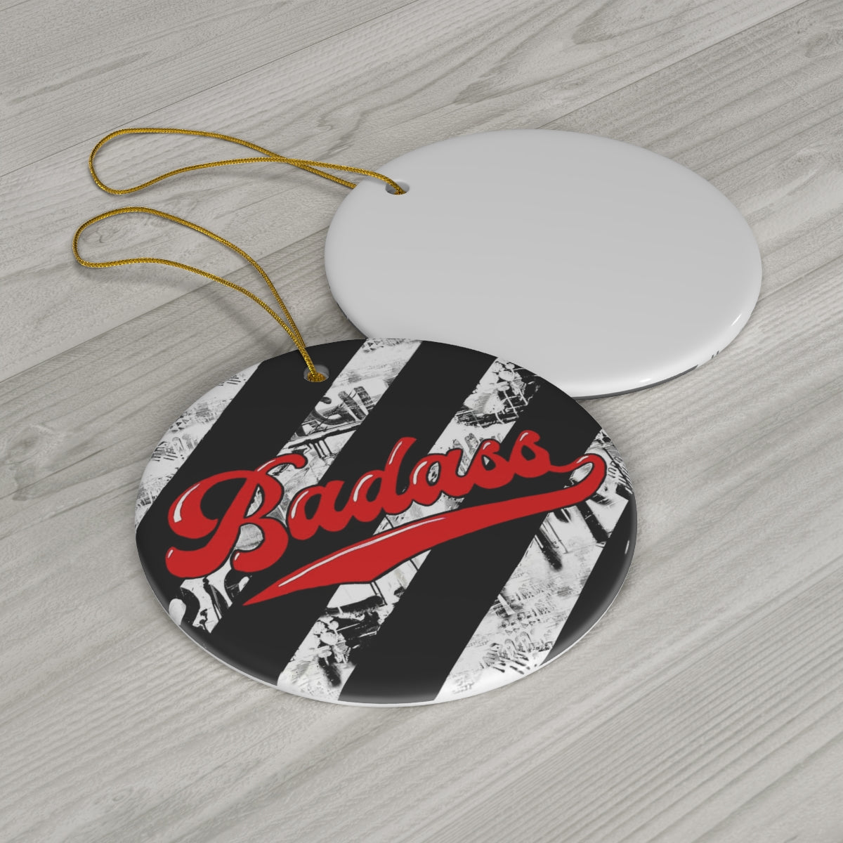 Badass Graffiti Pop / Ceramic Ornaments