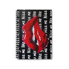 Load image into Gallery viewer, Kiss Me Spiral Notebook